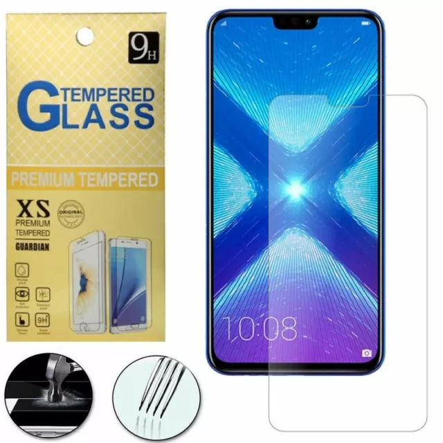 Film de protection vitre verre trempe transparent pour Huawei Honor 8X