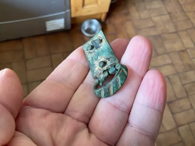 Very Nice Complete Medieval Buckle And Plate.Metal Detecting Finds