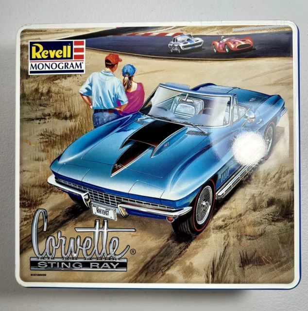 Revell Monogram 4158 1967 Chevy Corvette Model Kit Collectors Tin 1:25 Scale