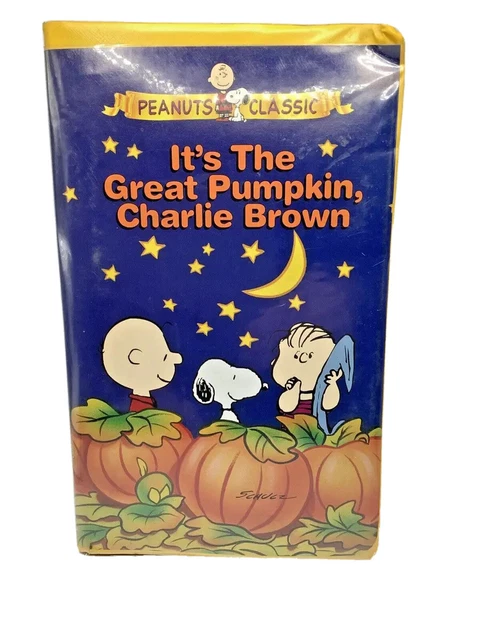 It's The Great Pumpkin Charlie Brown Vhs IT’S THE GREAT Pumpkin Charlie Brown VHS, 1996 Orange Clamshell PEANUTS