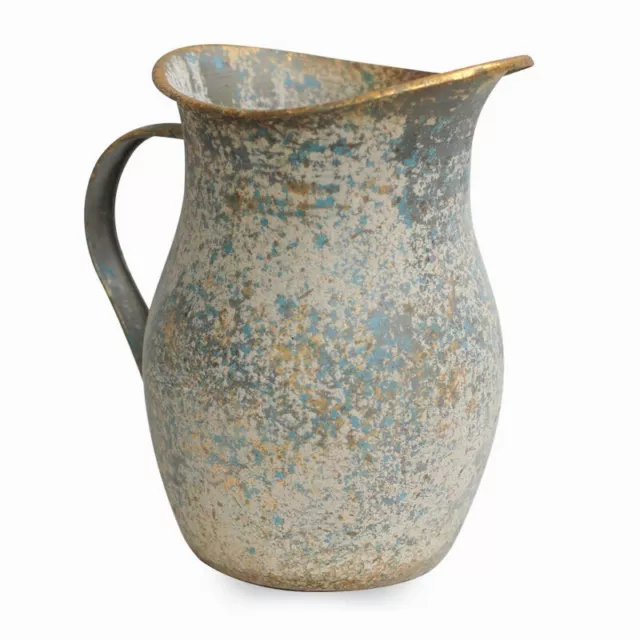 Vintage Vases for Flowers Rustic Decorative Pitcher Metal Rustic Vase Milk Jug