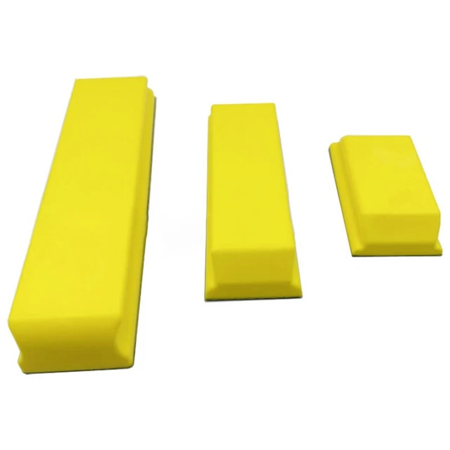 Bloc Ponçage Main 12.7cm - Pad Abrasif Crochet Et Boucle Pour Bois, Voiture, Bricolage
