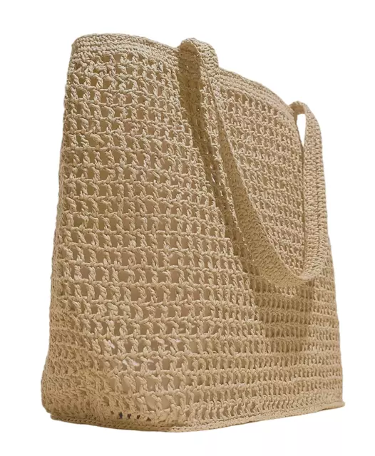 New Madewell Desert Dune The Transport Tote Bag Straw Edition Nf072 3