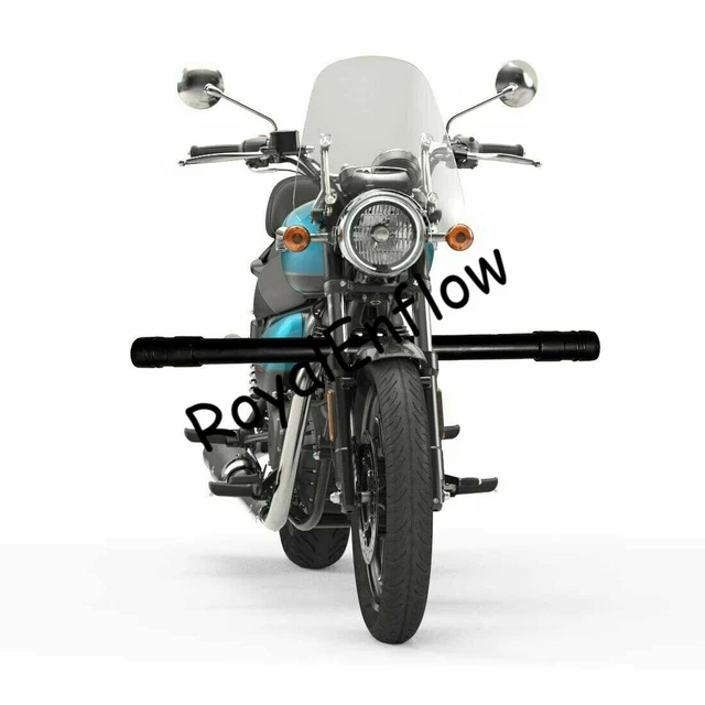 Pour royal enfield Bullet Choc Barre Poignée Collier de Serrage Sur Spirale Tige