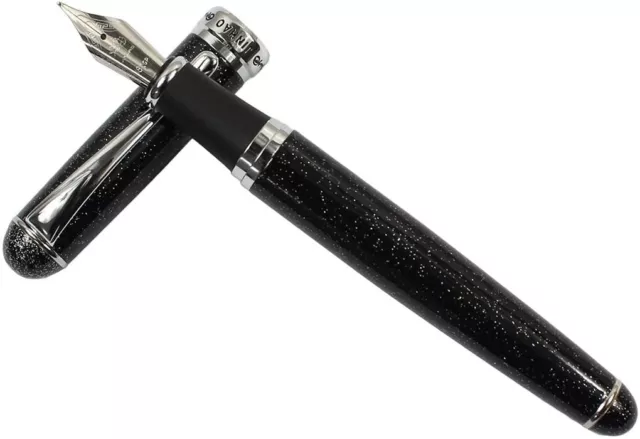 Jinhao X750 Metal Fountain Pen & Converter, Shimmering Sands, Medium Nib