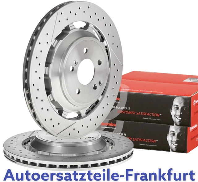 Produktbild von Brembo Bremsscheiben + Beläge Vorne + Hinten Passend Für Amg A45 W176 W117 X156
