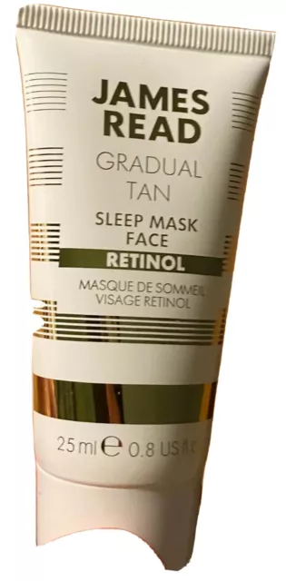 James Read gradual tan, sleep mask face, retinol