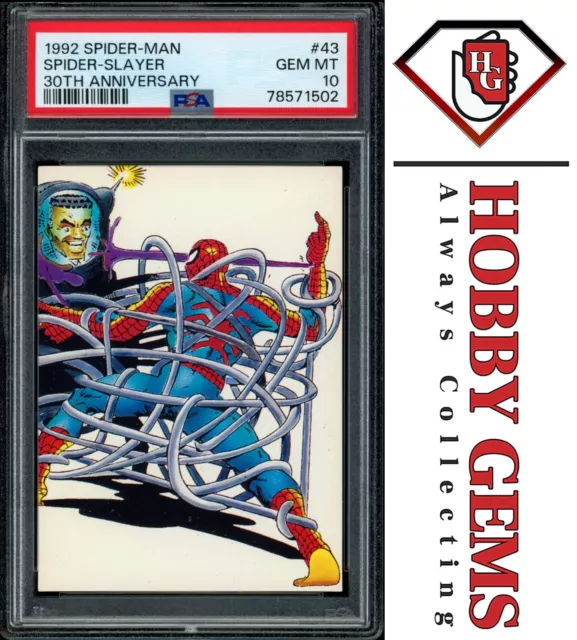 SPIDER-MAN PSA 10 1992 Spider-Man 30th Anniversary Spider-Slayer #43