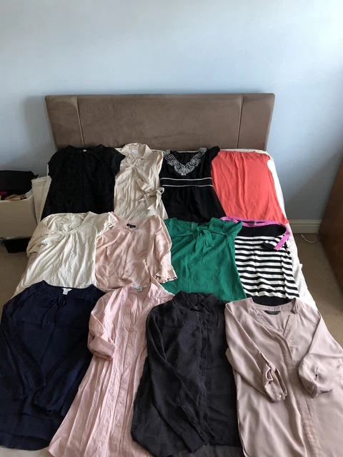 12 Twelve Bundle Womens Tops  Size 8/10/S/XS Job Lot