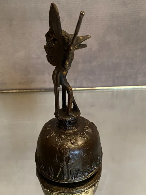 Cloche en bronze au Dieu Garuda Indonésie Bali 6