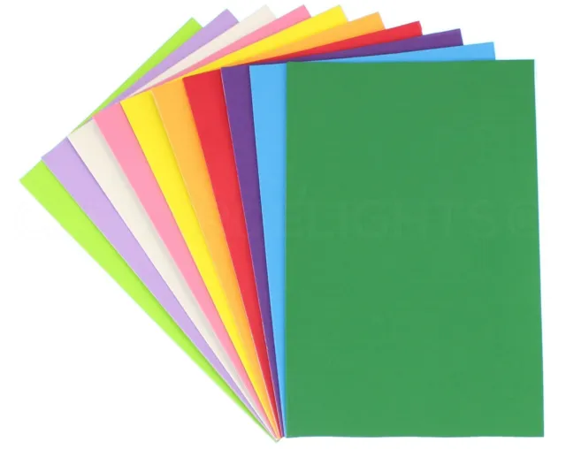 Craft Foam Sheets - 8" x 12" - Large Self Adhesive Pads - Pick Color - 10 50 Pcs