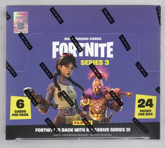 2021 Panini Fortnite Series 3 Trading Cards Hobby Box FACTORY SEALED Ships Free!
