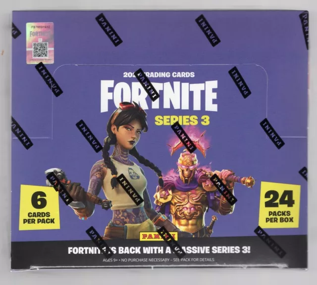2021 Panini Fortnite Series 3 Trading Cards Hobby Box FACTORY SEALED Ships Free!