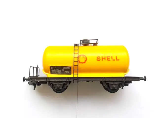 Wagon Lima Marchandises Citerne FS Shell Jaune Avec Echelle Référence 2713