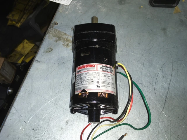 Maxi-Torq, Permanent Split Capacitor Gearmotor, 6Z077, 115v, ADI-1111