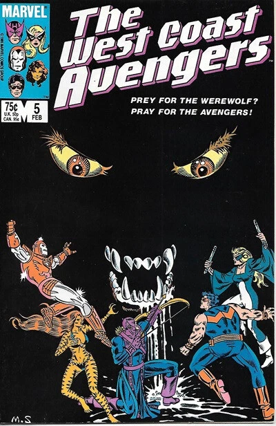 West Coast Avengers Comic Book Vol. 2 #5 Marvel 1986 VERY FINE/NEAR MINT UNREAD