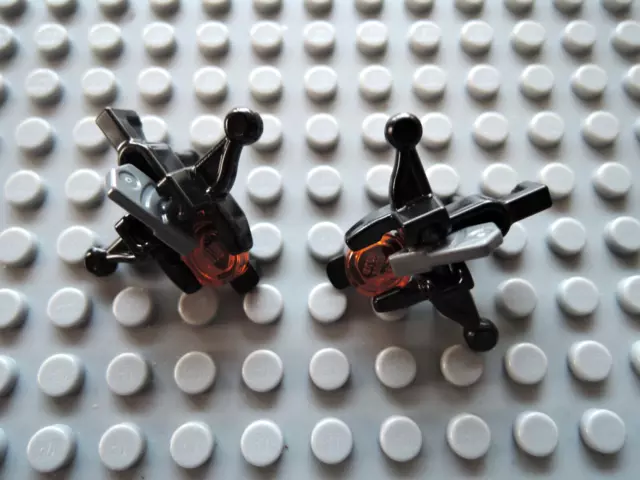 Lego 2 x Star Wars Waffe Armbrust + Munition 20105c01 schwarz 75159 75105 75257