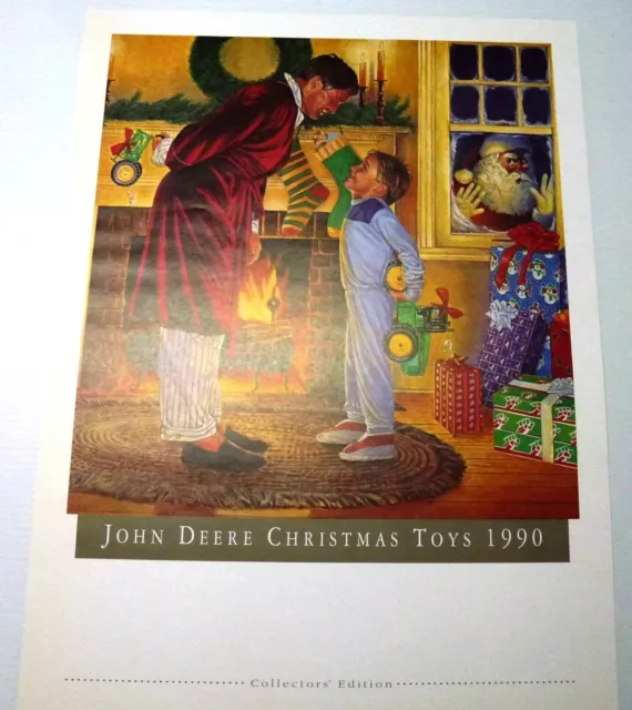 John Deere Collector Print "Collector Toys 1990" New