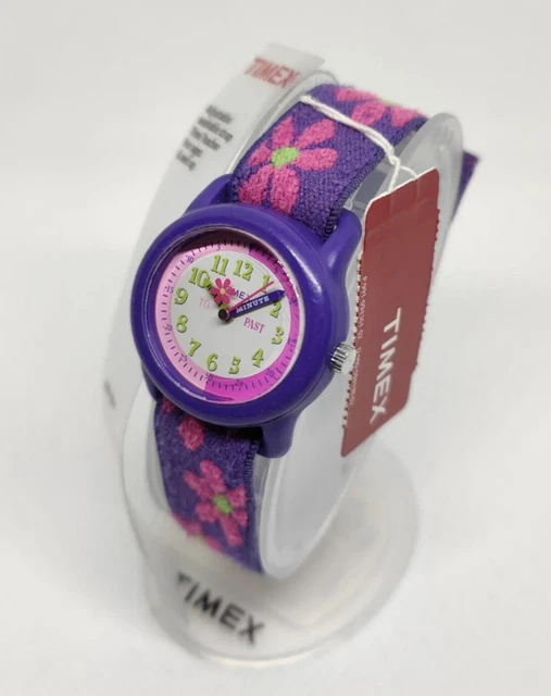 Timex purple teacher hotsell fabric strap watch