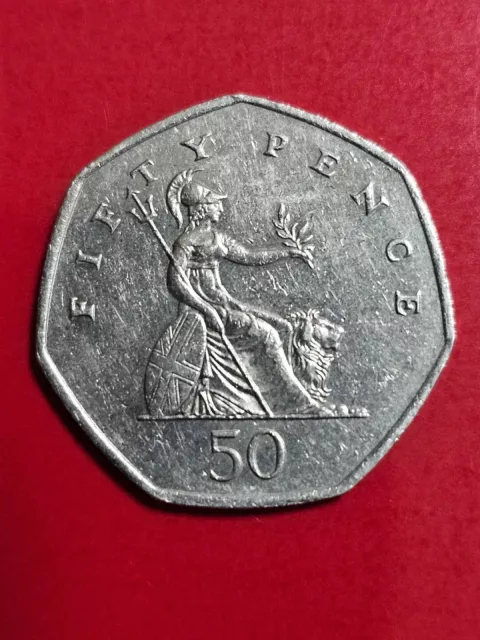 Queen Elizabeth 50 Pence 1997 Großbritannien