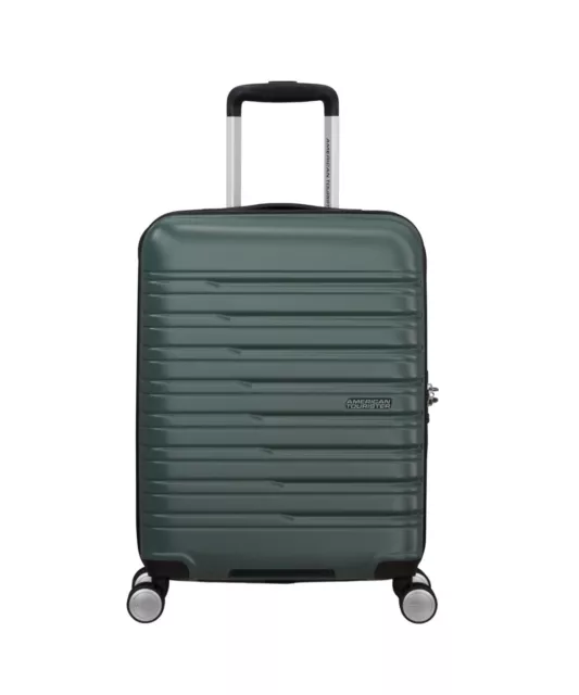 American Tourister Flashline Trolley Cabine 55 CM, 4 Roues , Vert Dark Forest 14