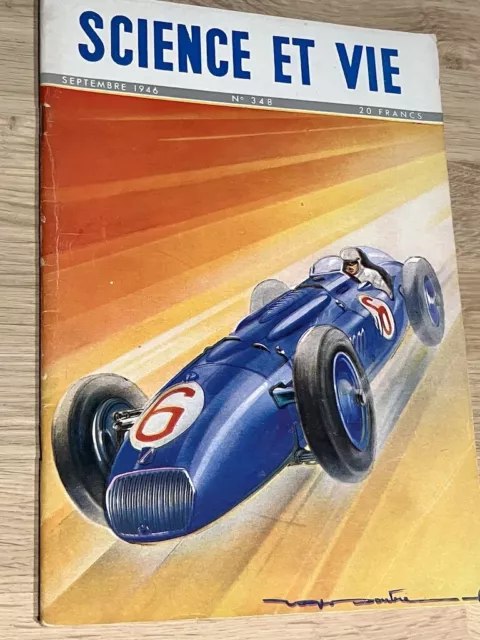 Science et vie - n°348 - Septembre 1946 Dossier les voitures de course de 1946