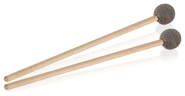 Baguettes Maillet Pour Xylophone Et Marimba - 21cm En Bois Et Caoutchouc, Idéales Percussion
