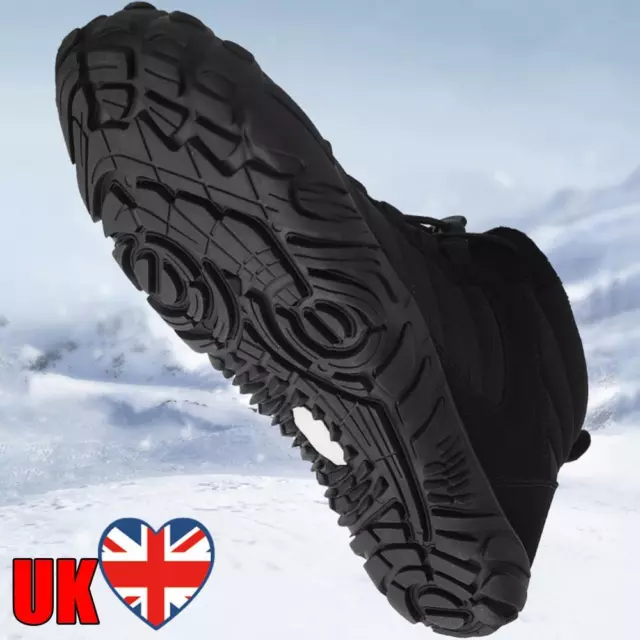 UNISEX ANKLE SNOW Boots Non-Slip Waterproof Lace Up for Men Women ...