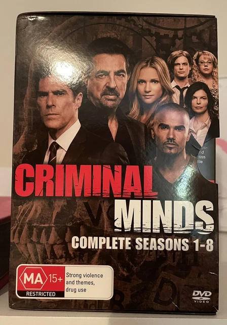 Criminal Minds DVD Box Set Seasons 1 - 8 MA15+ Television Show Christmas Gift 