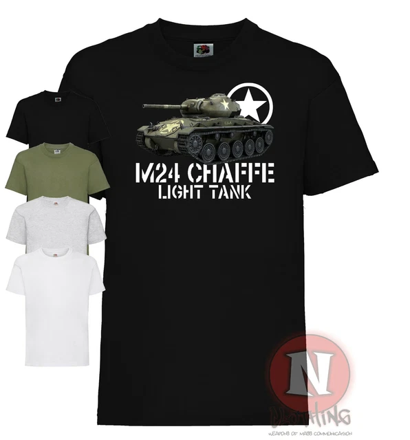 T-SHIRT M24 CHAFFE leichter Panzer 2. Weltkrieg Vietnam US-Armee ...