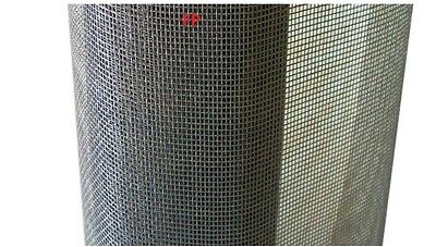 RETE TELA ZANZARIERA FIBRA DI VETRO H 6 GRIGIA ANTIZANZARE RICAMBIO 180 MT 