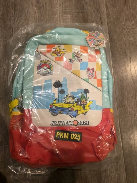 POKEMON WORLD CHAMPIONSHIPS 2025 Anaheim Pikachu Backpack