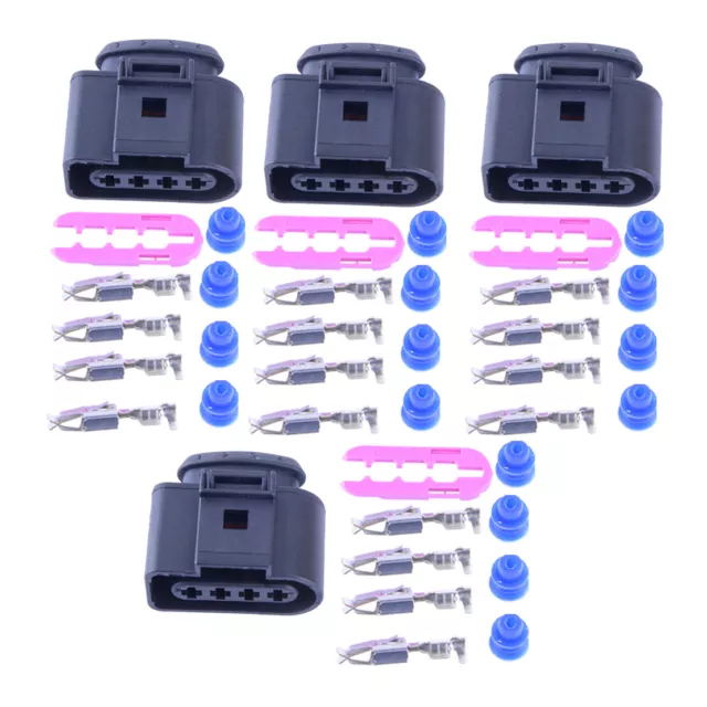 4set Ignition Coil Connector Repair Kit Plug Fit for Audi A4 A6 VW Passat Jetta