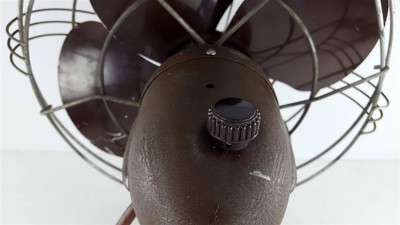 Antique Art Deco Knapp-Monarch Jack Frost Fan, 12" Oscillating Model 3-501 6