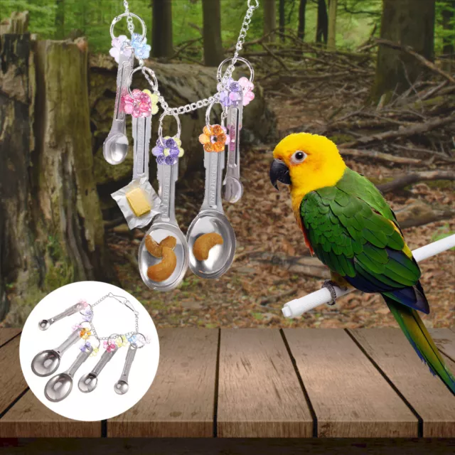 Jouets Perroquet À Mâcher Accessoire Pour Cage Oiseaux De Perroquets Volière