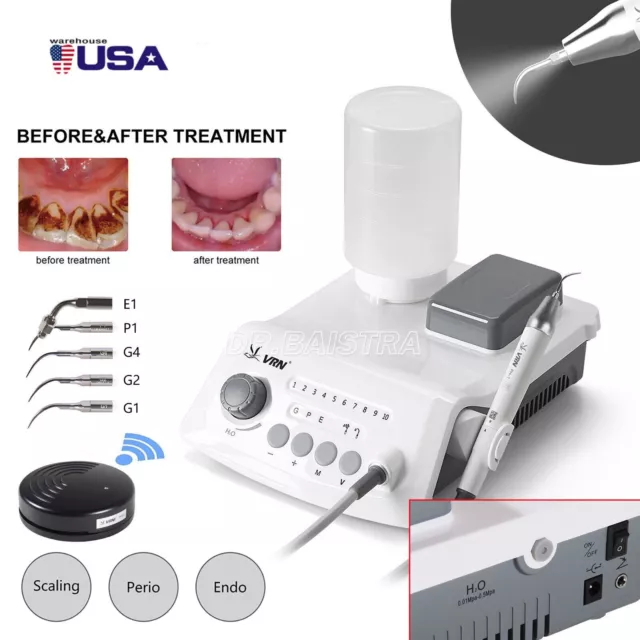 LED Dental Ultrasonic Piezo Scaler Handpiece Bottles Fit EMS Cavitron Woodpecker 3