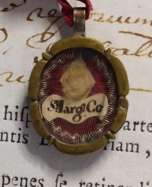 relic reliquary reliquia reliquiario relicario S.MARGHERITA DA CORTONA +doc 1779