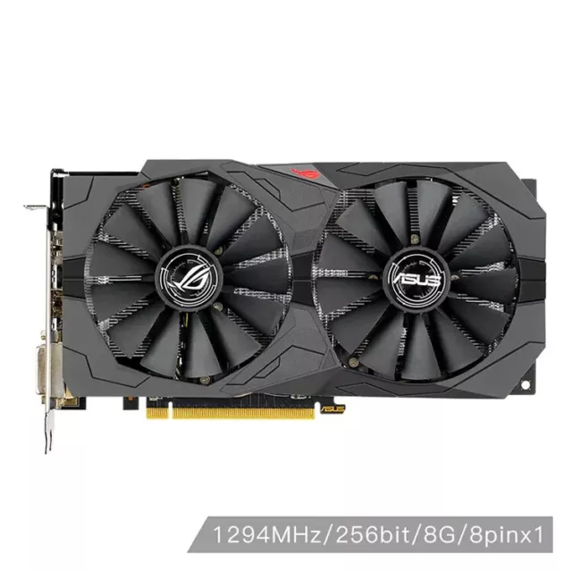 Asus Strix Radeon RX 580 8GB Graphics Card Video Card GPU 1 Month Warranty