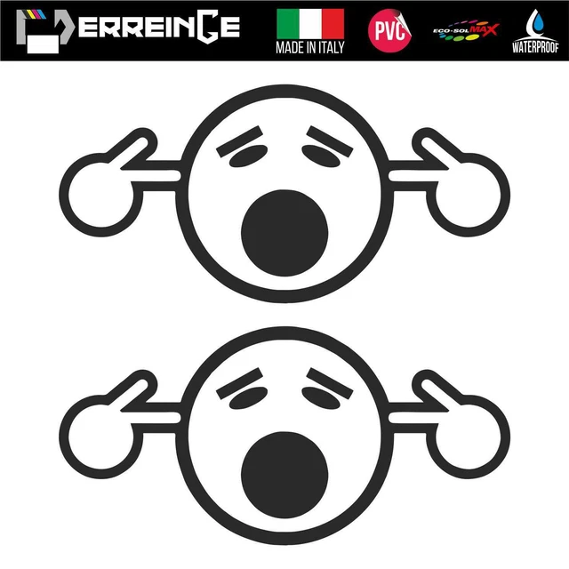 Sticker Smile Adhesive Decal Auto Motorcycle Helmet Dub, Fresh Illest Tuning Jdm