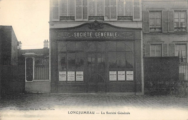 Cpa 91 Longjumeau La Societe Generale