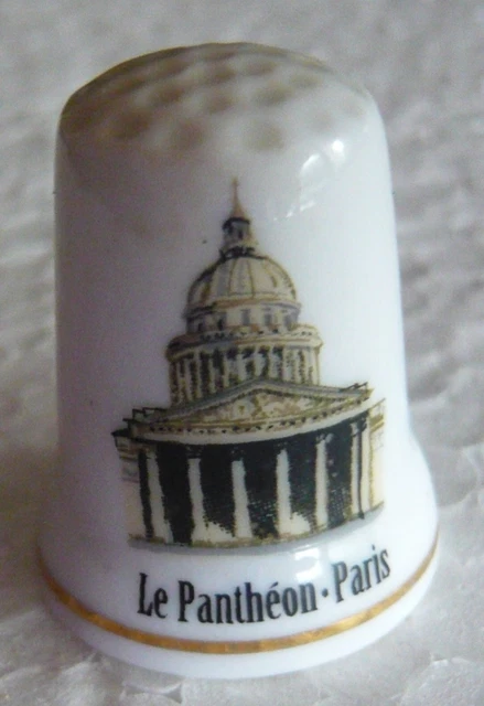 Birchcroft Dé à Coudre Porcelaine Fine - Collection Timbres Britanniques Avec Coffret Cadeau