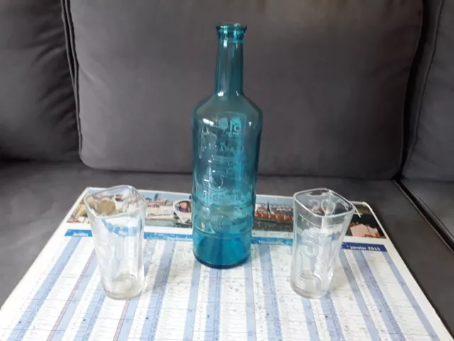 Bouteille La Carafe 51 Piscine + 2 Verres 51 Pastis