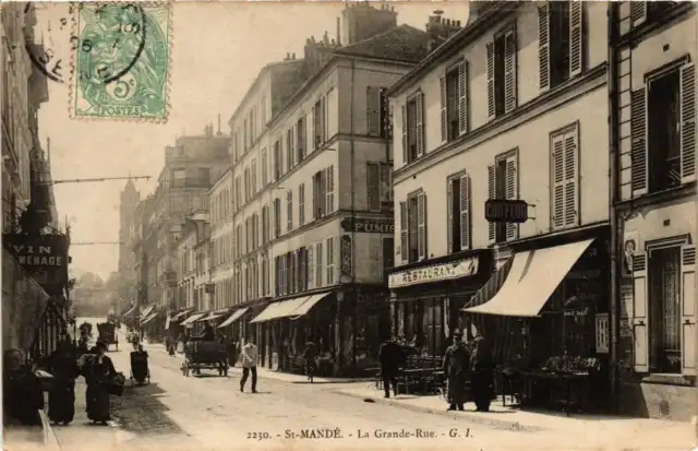 CPA AK St-MANDÉ La Grande Rue (672412)