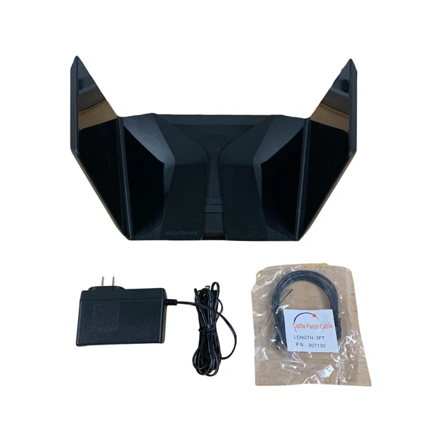 NETGEAR - Nighthawk AX11000 Tri-Band WiFi 6 Router (RAX200) - Black - UDAC READ
