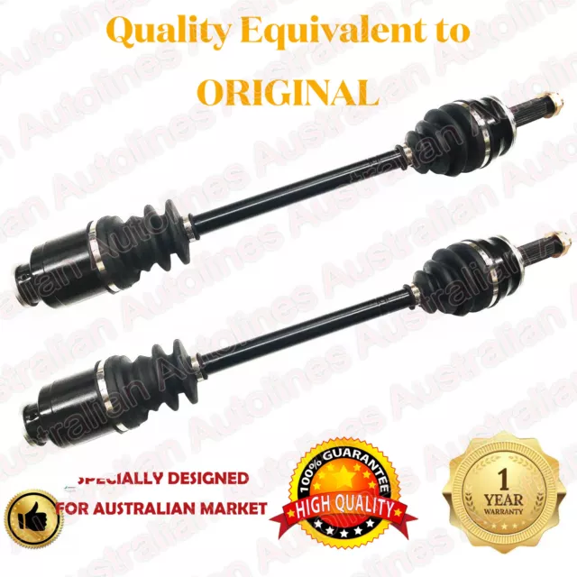 1 Pair Brand New CV Joint Drive Shafts for Subaru Liberty 89-8/03 Non ABS