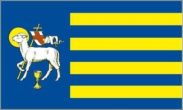 Aufkleber Garding Flagge Fahne 8 x 5 cm Autoaufkleber Sticker