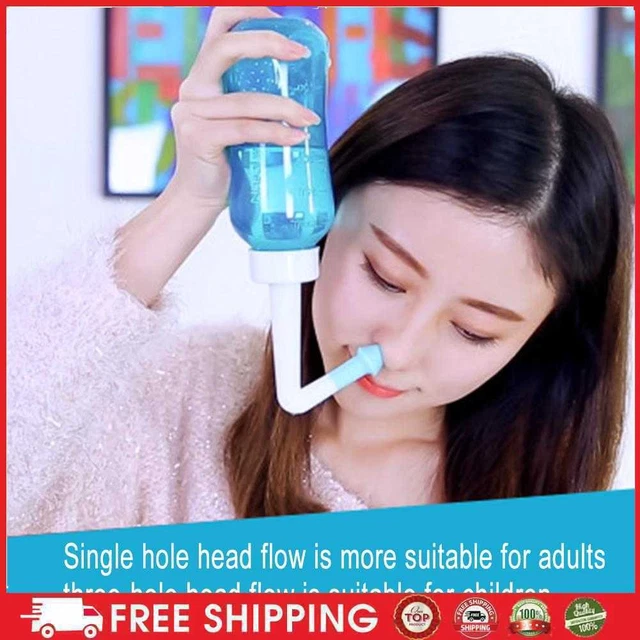 300 ml Neti Pot sin fugas herramienta de limpieza de nariz profesional para adultos niños niños niños