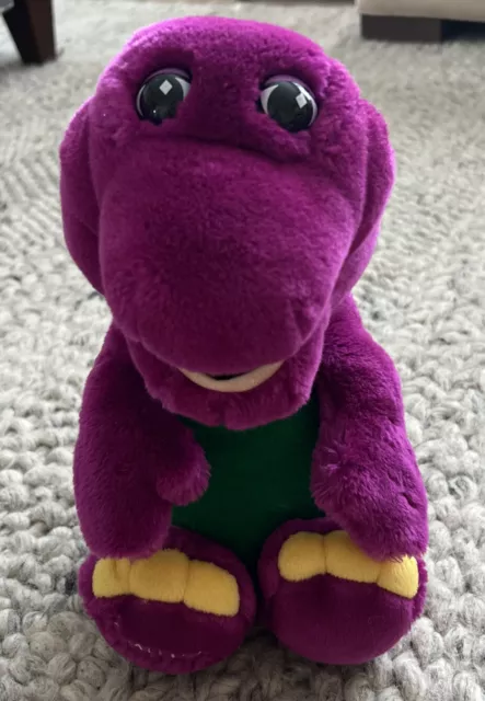 Vintage 1992 Barney Purple Dinosaur Stuffed Plush Toy Lyons Group