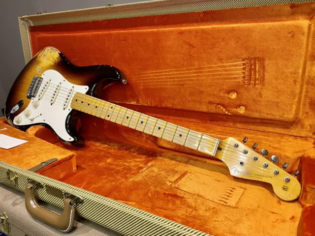 Fender Stratocaster Cs 1956 Heavy Relic The Vault- Faded Two Colors Sunburst