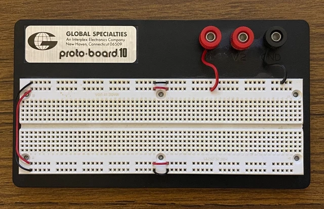 USED Global Specialties Proto Board 10 Solderless Breadboard Made in USA